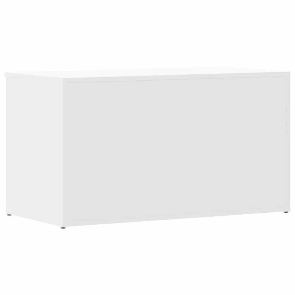 Storage Chest White Modern Living Room Bedroom Organizer 84L x 42W x 46H cm