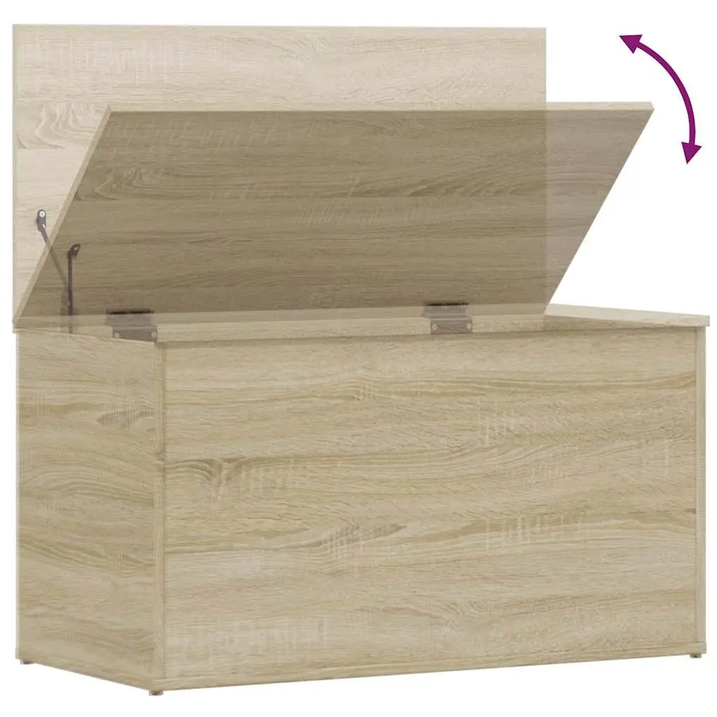 Storage Chest Wooden Organizer for Living Room Bedroom 84x42x46cm