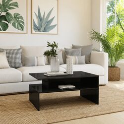 Dimensions of Grey Coffee Table: 90 x 60 x 42.5 cm