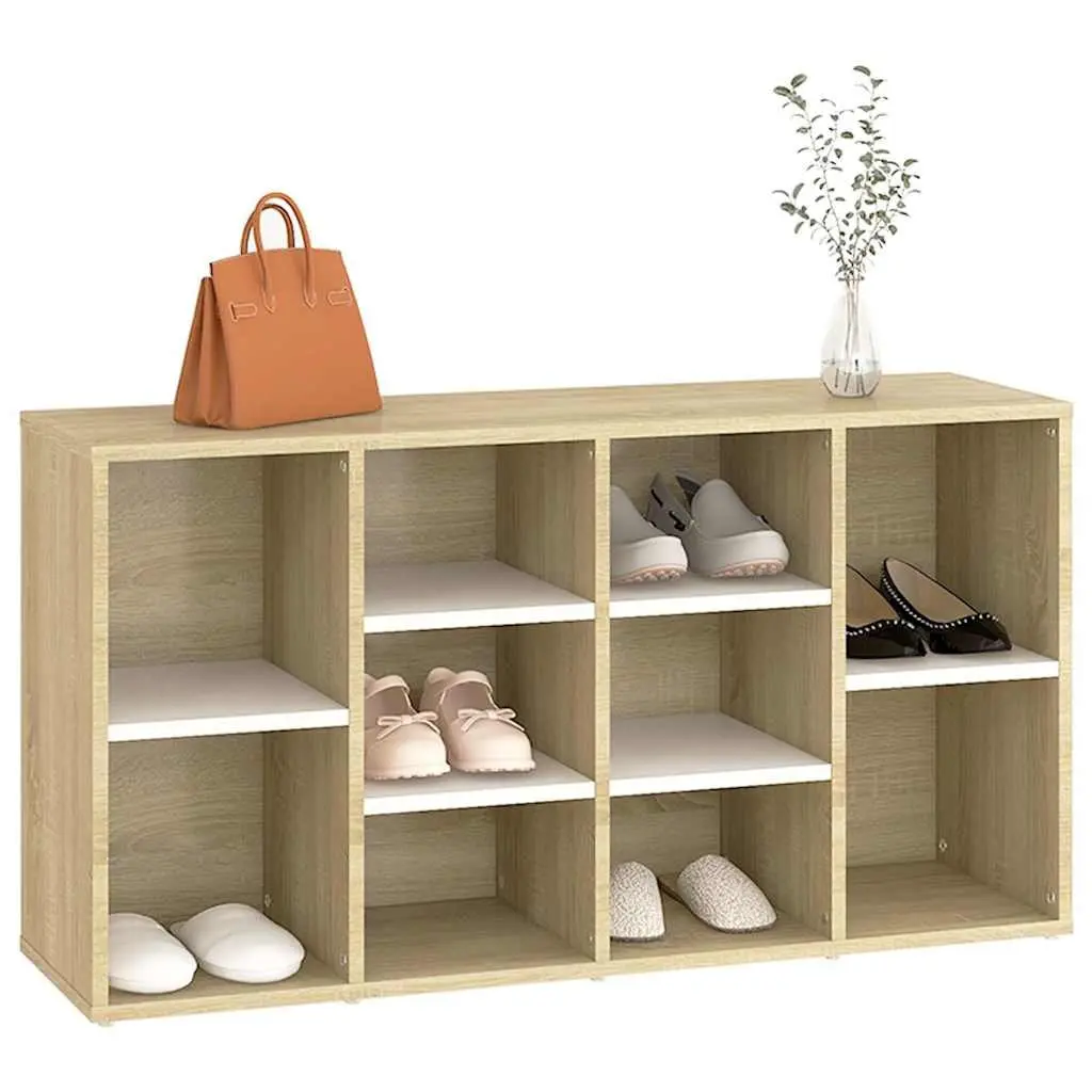 Shoe Bench Storage Cabinet Organiser for Hallway Entryway 10 Shelves