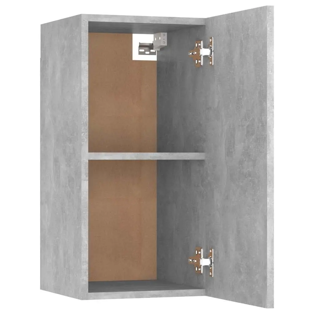 Grey Wall-Mounted TV Cabinet