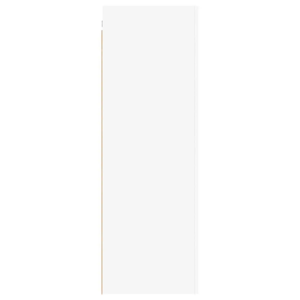 Wall-Mounted TV Cabinet Set Living Room Storage White 30.5x30x90cm
