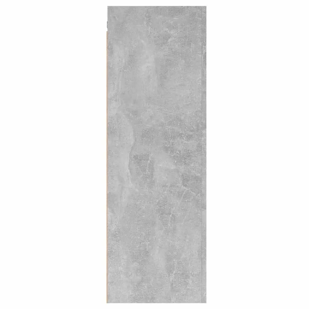 Wall-Mounted TV Cabinet Living Room Grey 30.5x30x90 cm Engineered Wood Shelves Storage