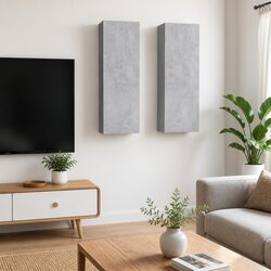 Specifications of Wall-Mounted TV Cabinet Set in Grey