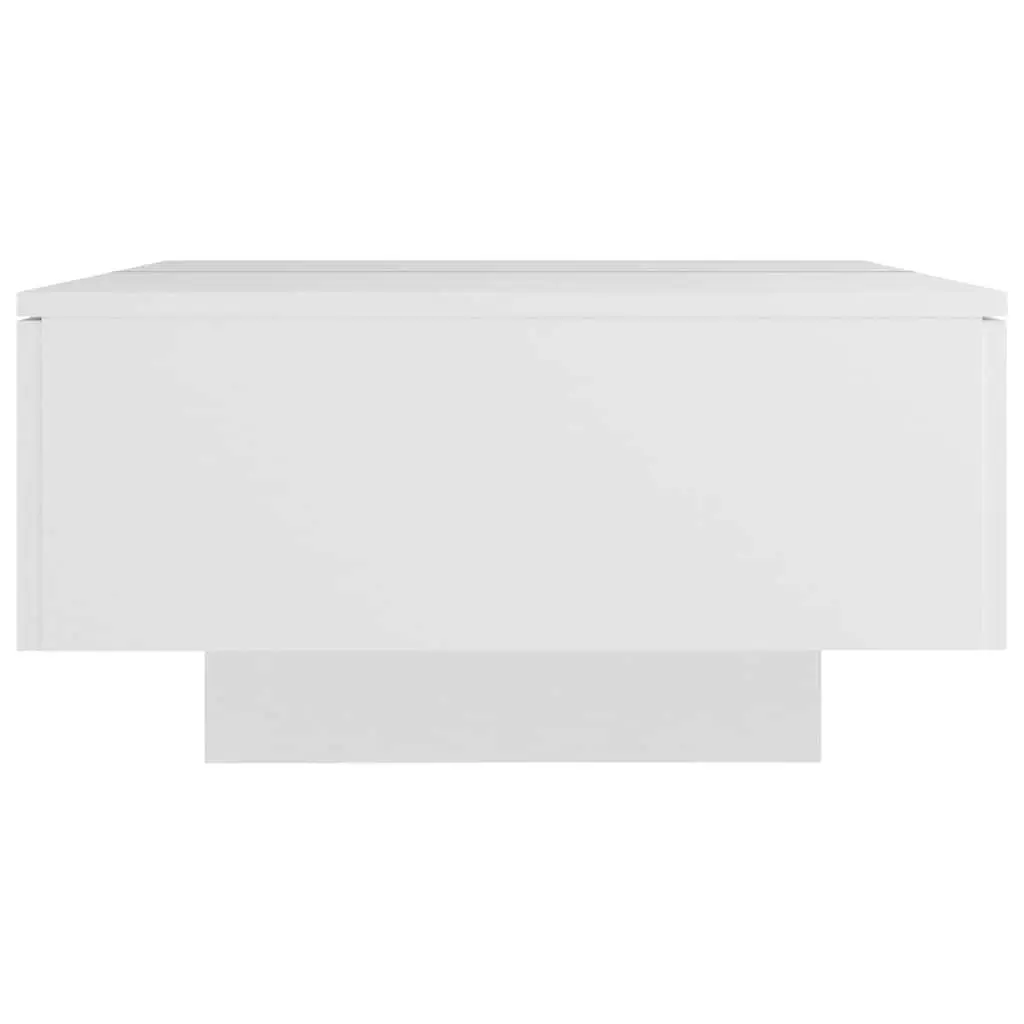 Coffee Table White Accent Living Room Furniture Engineered Wood 90x60x31cm