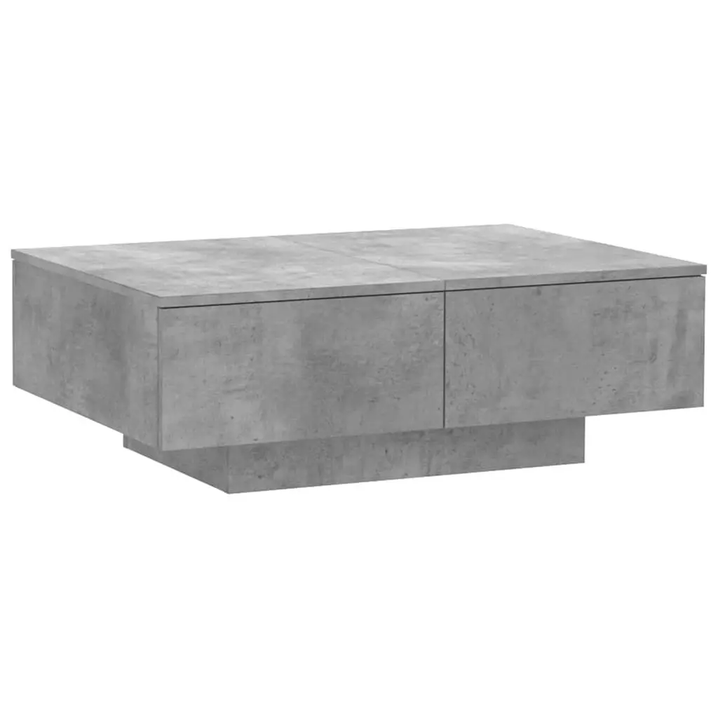 Coffee Table Grey 90x60x31 cm Engineered Wood Accent Table Living Room Furniture