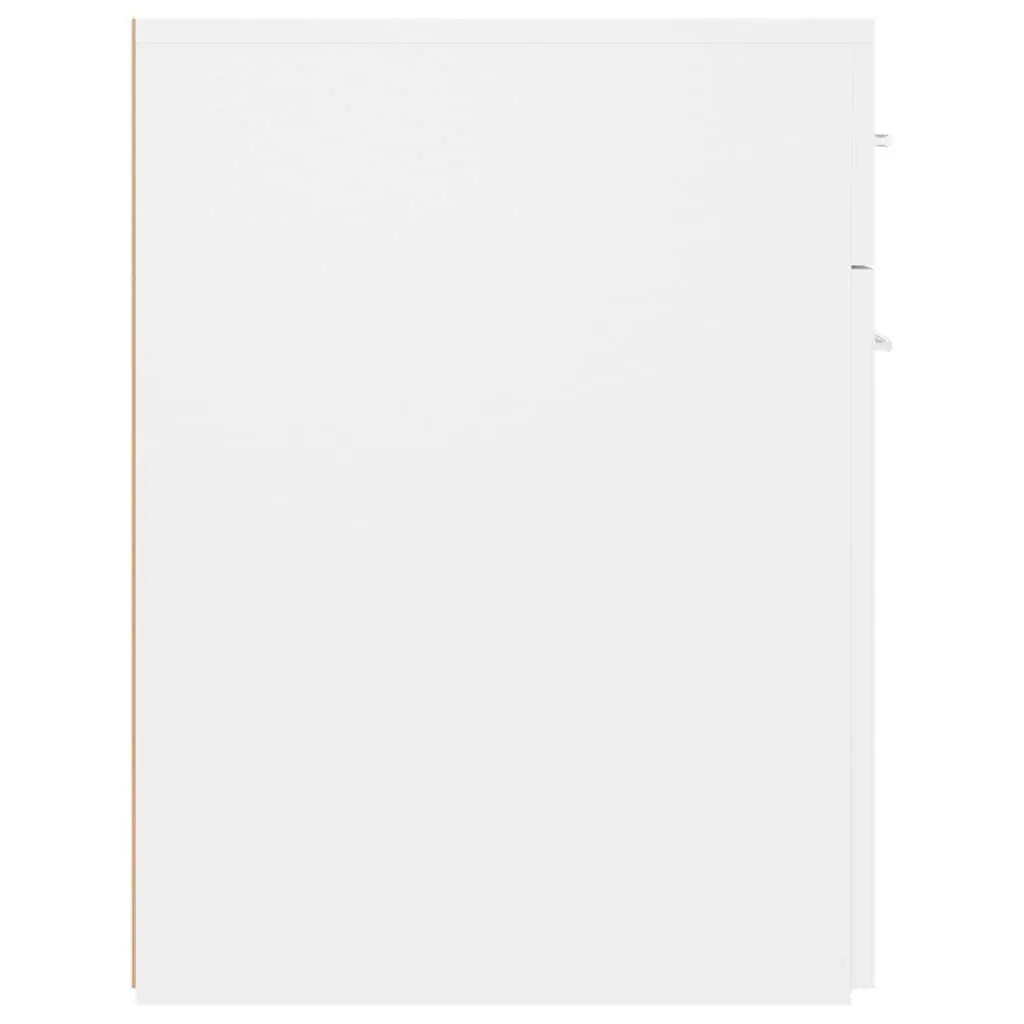 Storage Cabinet White Engineered Wood Apothecary Organiser Home 20 x 45.5 x 60 cm