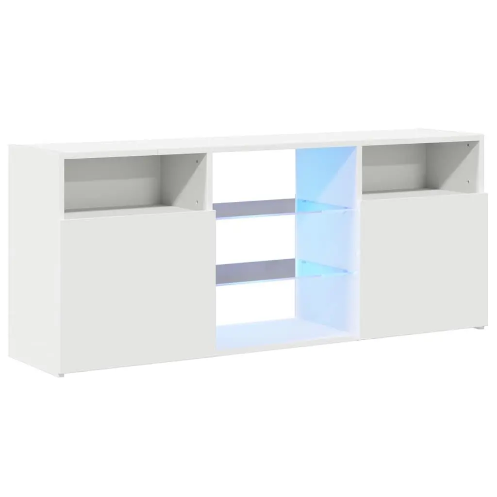 TV Cabinet for Living Room with LED Lights 120x30x50cm