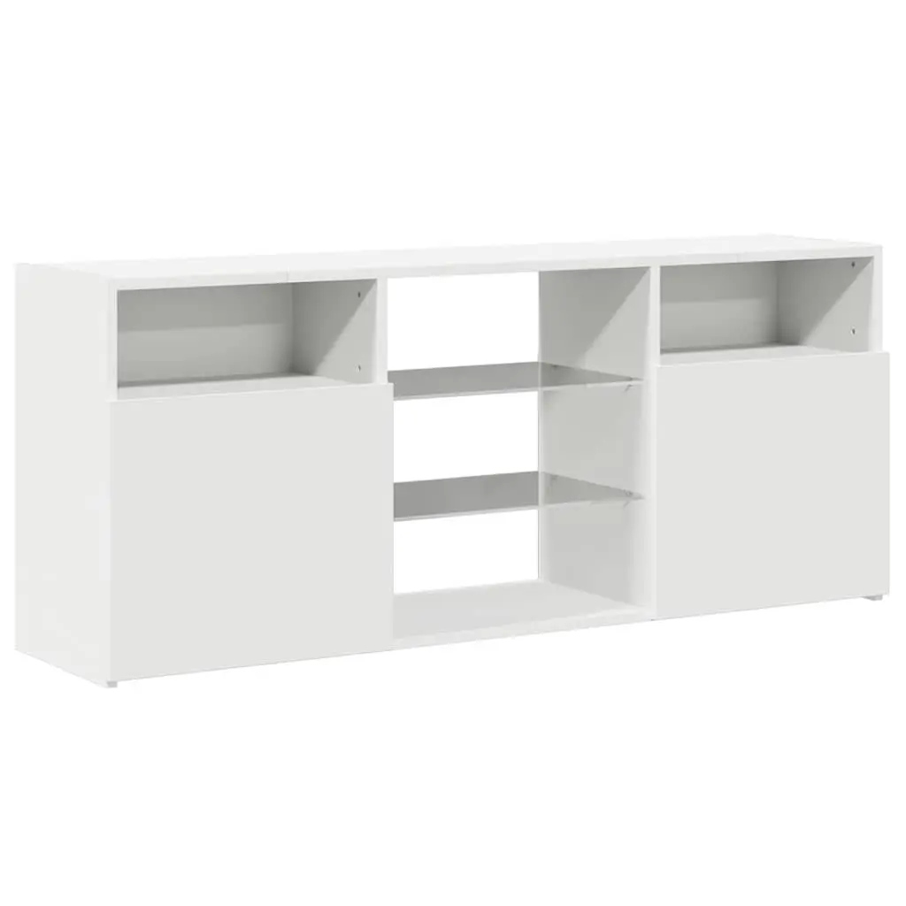 TV Cabinet for Living Room with LED Lights 120x30x50cm