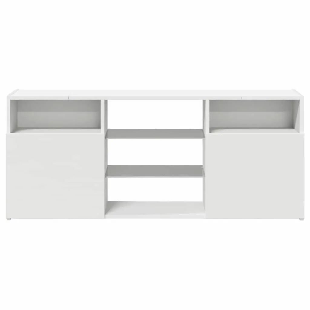 TV Cabinet for Living Room with LED Lights 120x30x50cm