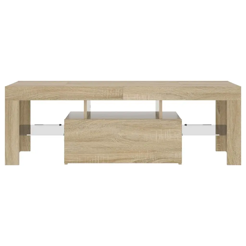TV Cabinet for Living Room with RGB LED Lights 120x35x40cm