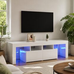 RGB LED TV Cabinet - Dimensions 140 x 36.5 x 40 cm