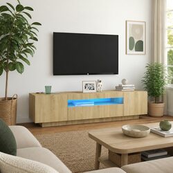 Specifications for Brown TV Cabinet with RGB LED Lights