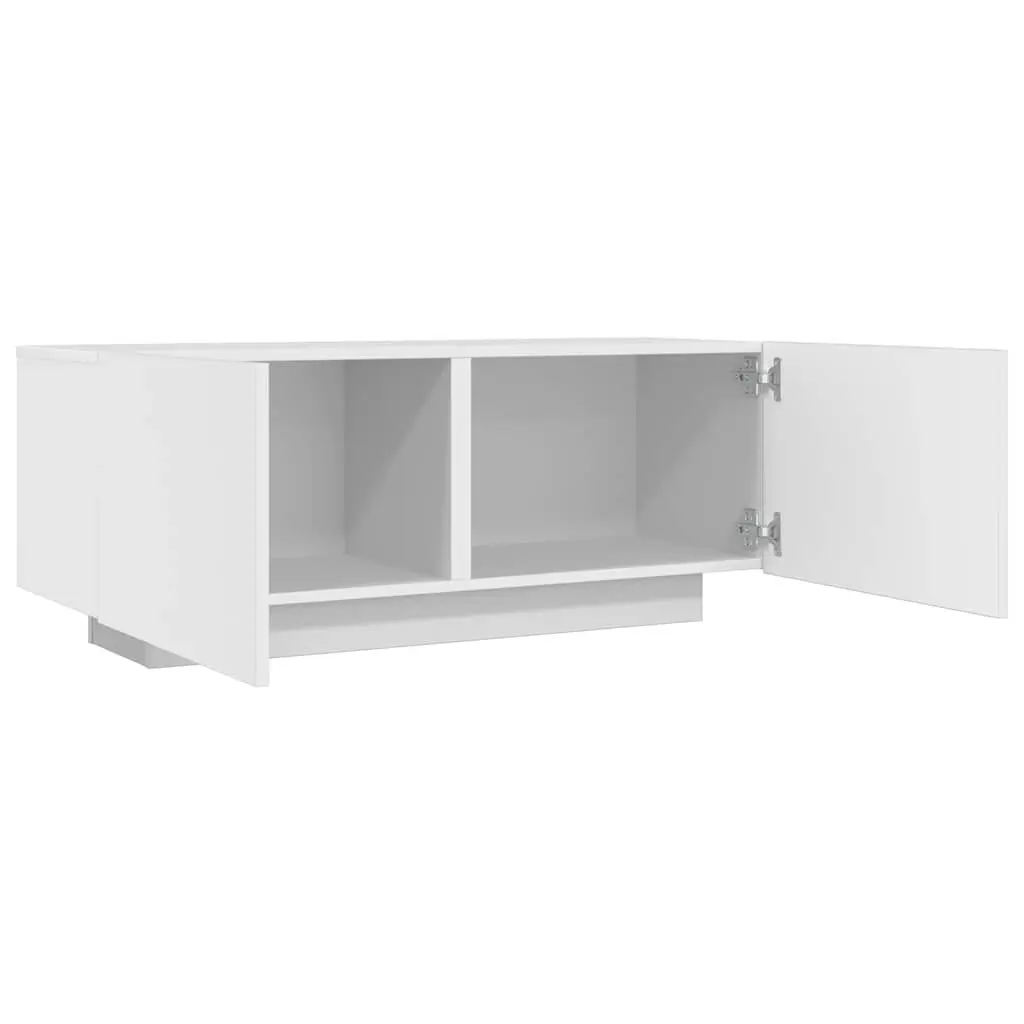 TV Cabinet White 100x35x40 cm Engineered Wood Media Unit Storage Organiser