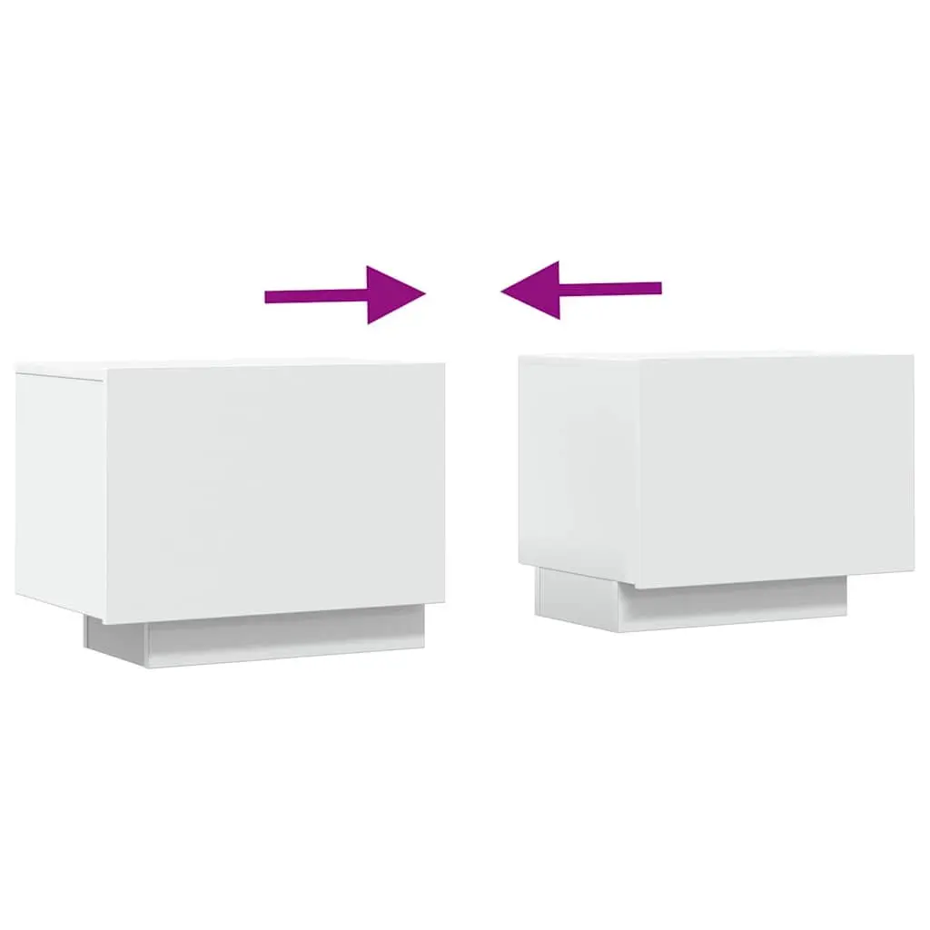 TV Cabinet White 100x35x40 cm Engineered Wood Media Unit Storage Organiser