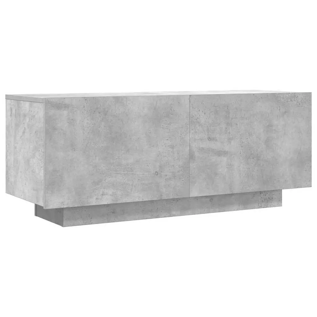Concrete Grey Media Storage Unit 100x35x40 cm