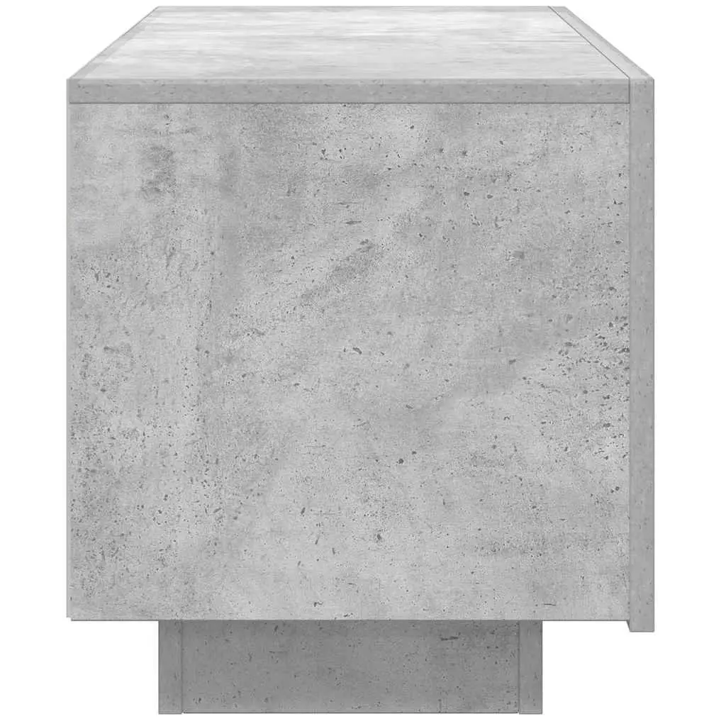 Concrete Grey Media Storage Unit 100x35x40 cm