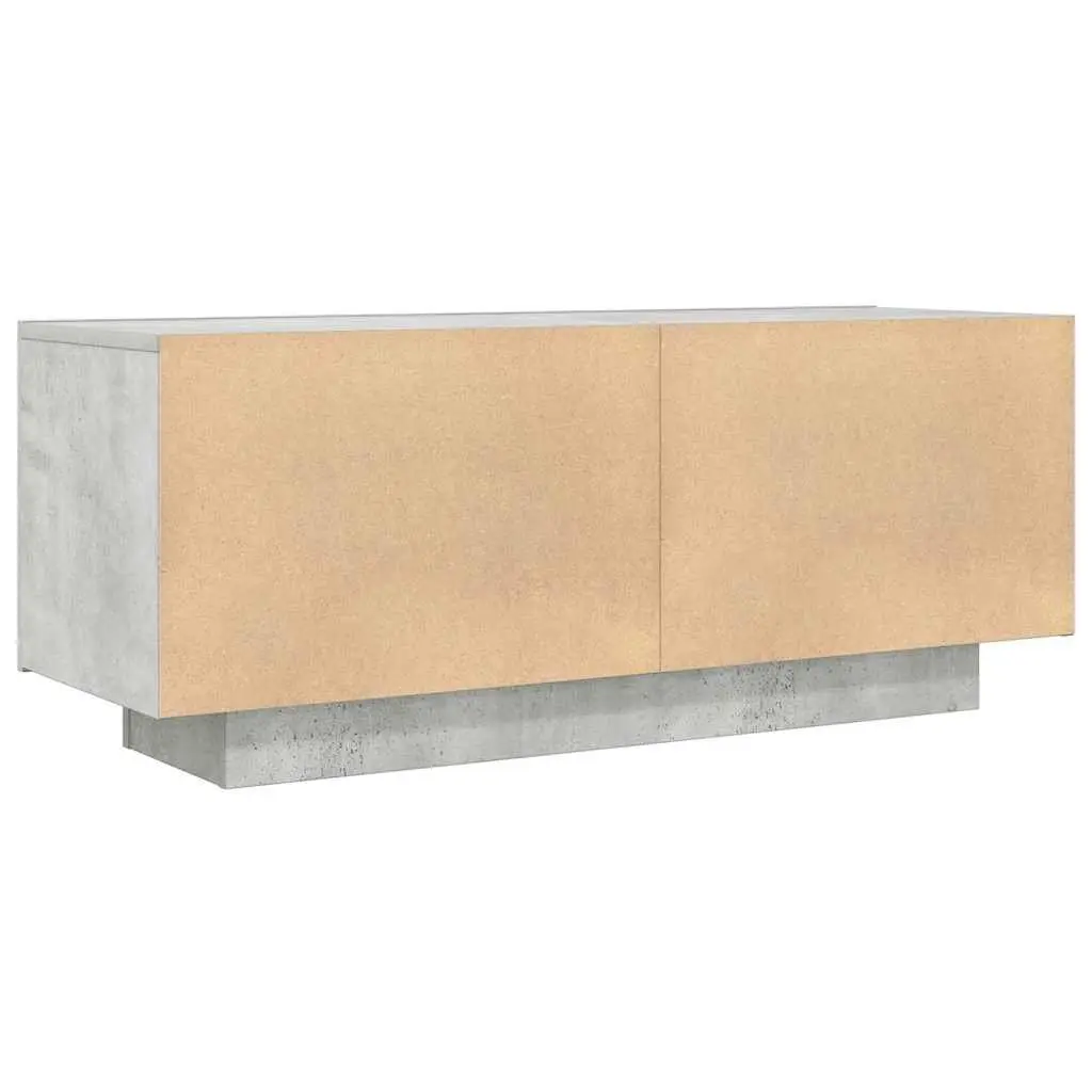 Concrete Grey Media Storage Unit 100x35x40 cm