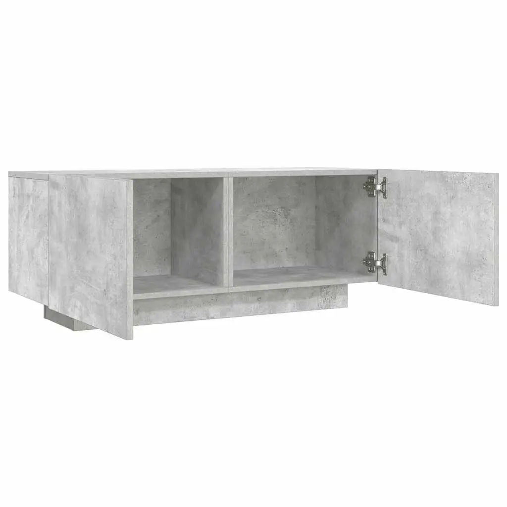 Concrete Grey Media Storage Unit 100x35x40 cm