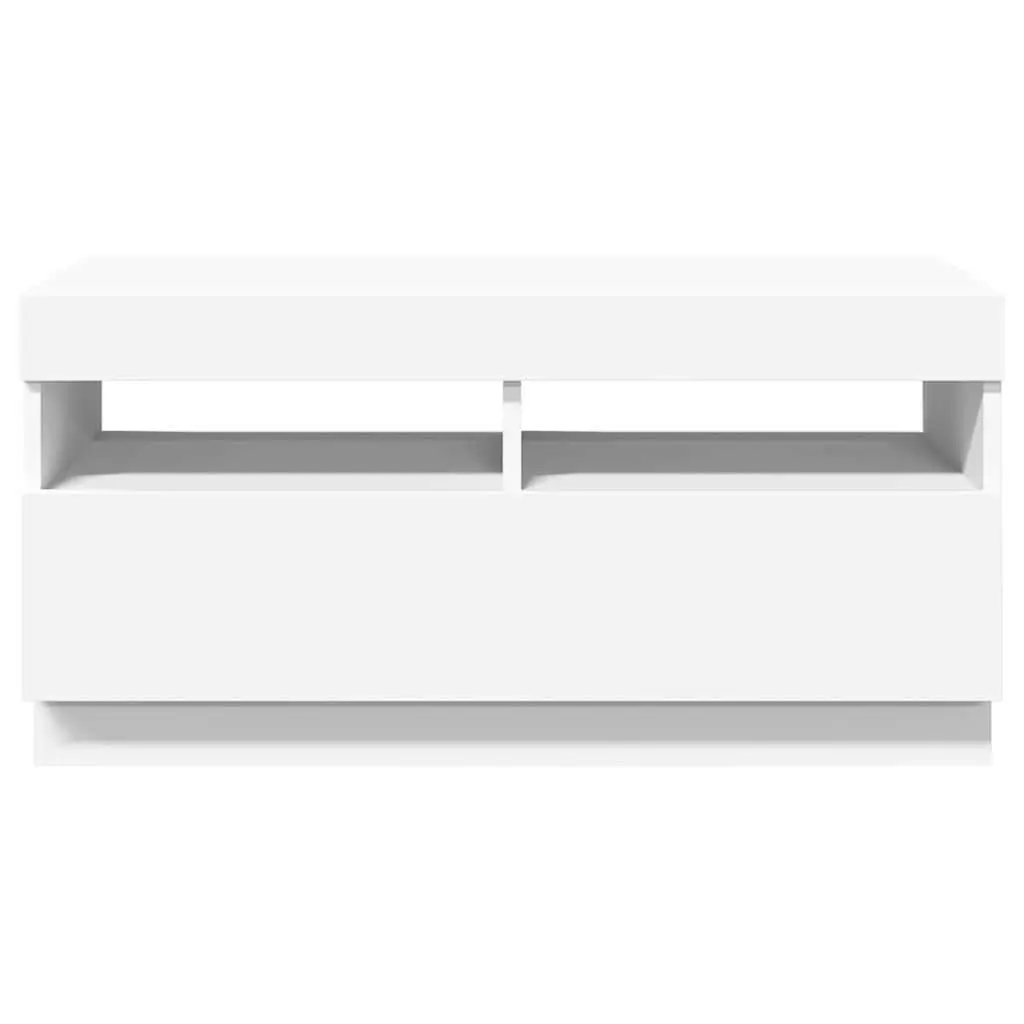 TV Cabinet for Living Room with RGB LED Lights 80x35x40cm