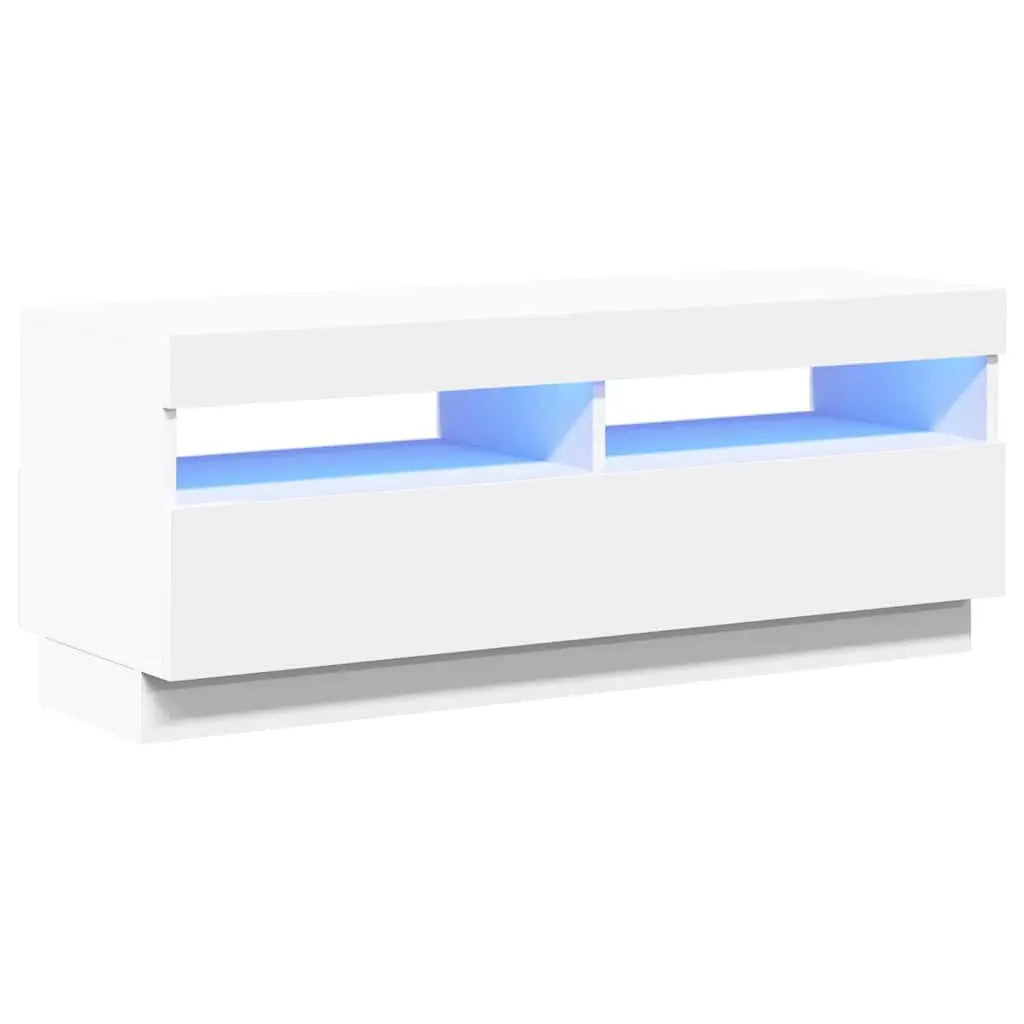 TV Cabinet for Living Room with RGB LED Lights 100x35x40cm