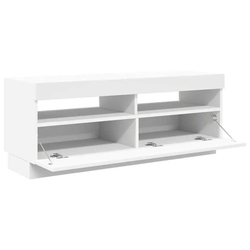 TV Cabinet for Living Room with RGB LED Lights 100x35x40cm