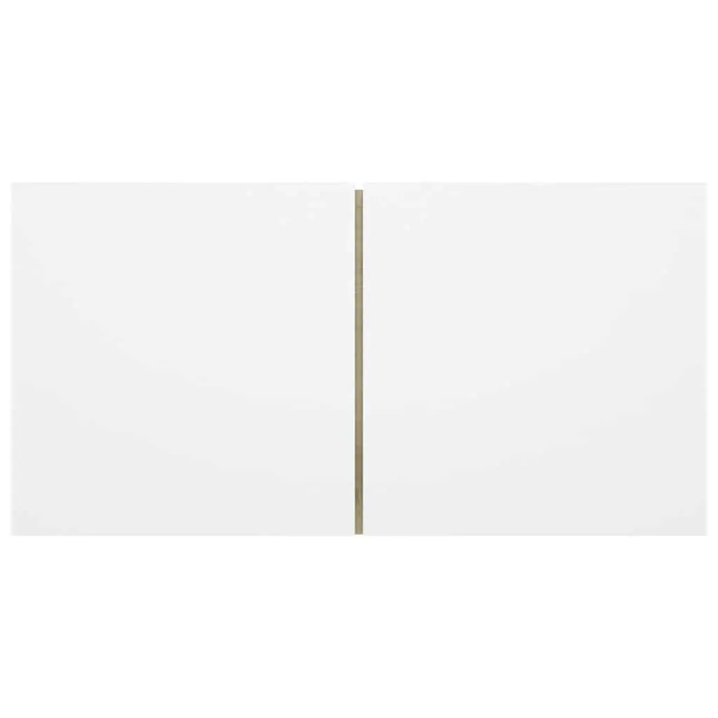 Hanging TV Cabinet Wall Mount Modern Living Room Storage Unit 60 x 30 x 30 cm White Sonoma Oak