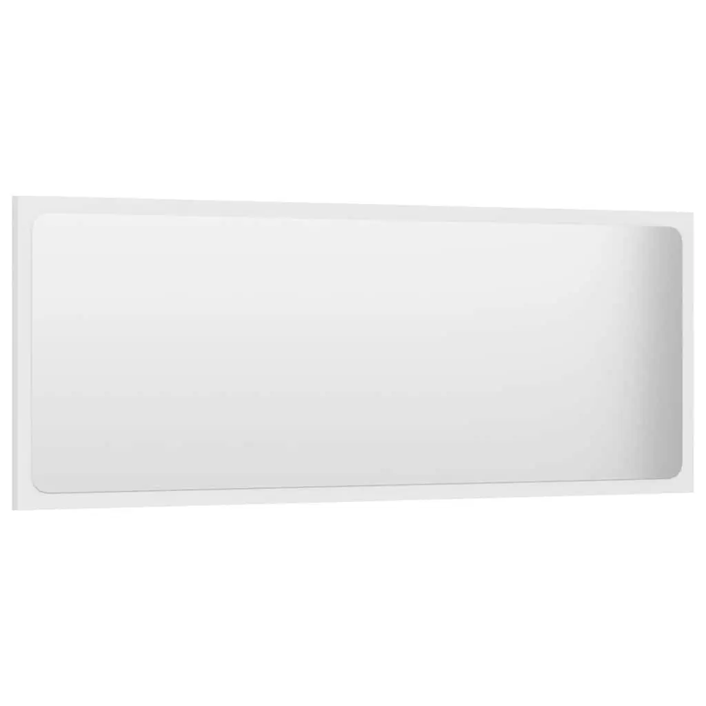 100cm White Bathroom Mirror Storage Cabinet