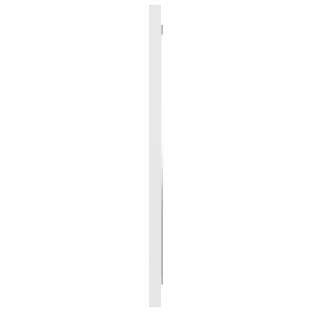 White Engineered Wood Bathroom Storage Set 2 Piece Mirror Cabinet