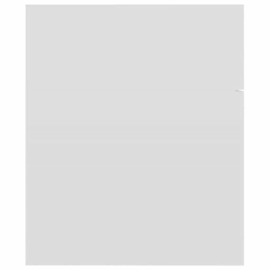 2-Piece White Engineered Wood Bathroom Set