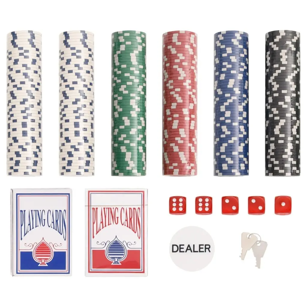 Poker Chip Set for Casino Game 300 Pieces Classic Colours 11.5g