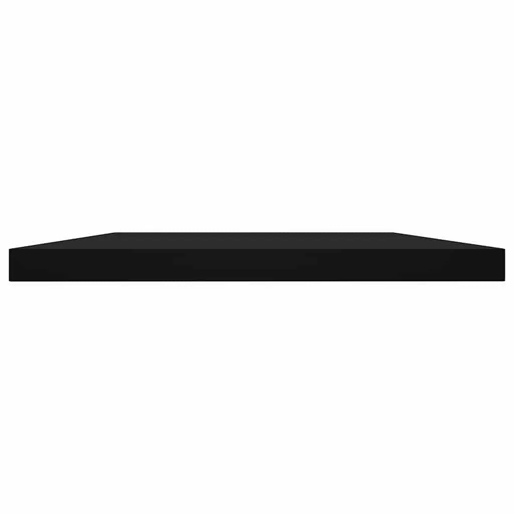 Bookshelf Boards for Storage 40x30x1.5 cm Black Engineered Wood 4 Piece