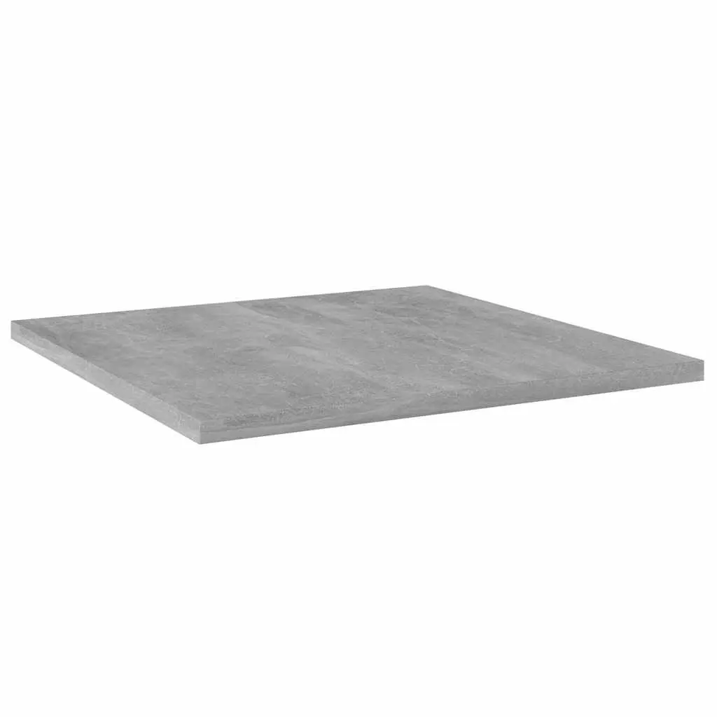 Grey Floating Bookshelf Boards Set of 4
