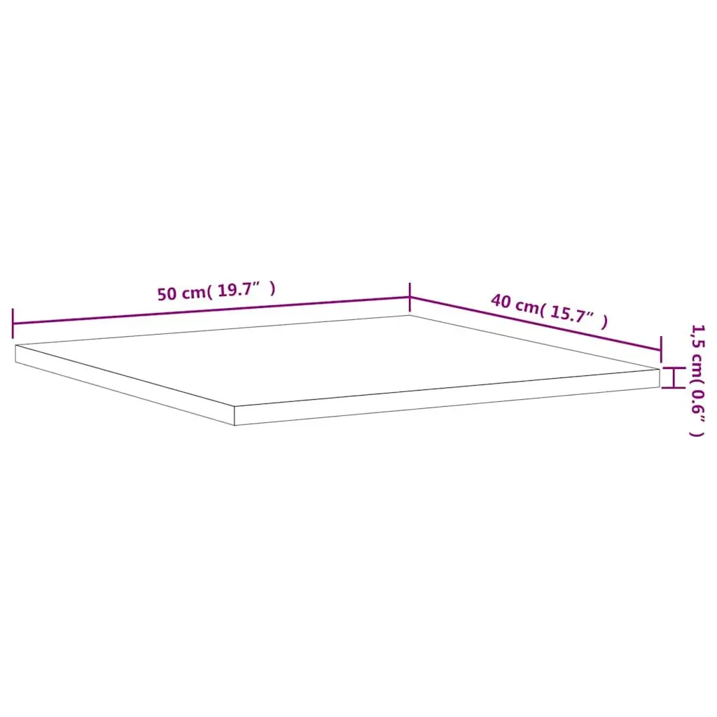Black Floating Shelf Boards Engineered Wood Storage 40x50x1.5 cm 4 Pieces