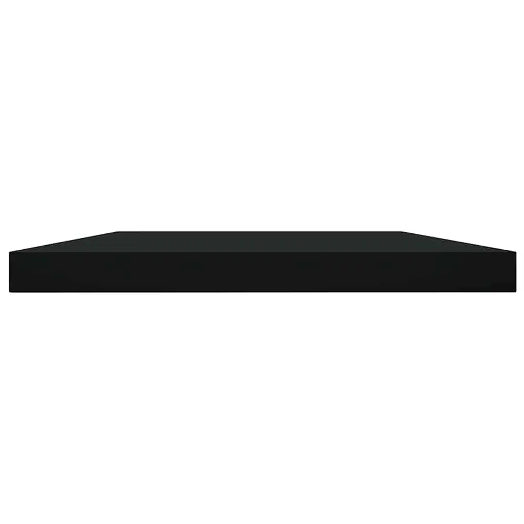 Bookshelf Boards 8 pcs Black Shelving Panels Storage Solution Engineered Wood
