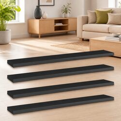 Engineered Wood Bookshelf Boards, 4 pcs, 60x10x1.5 cm