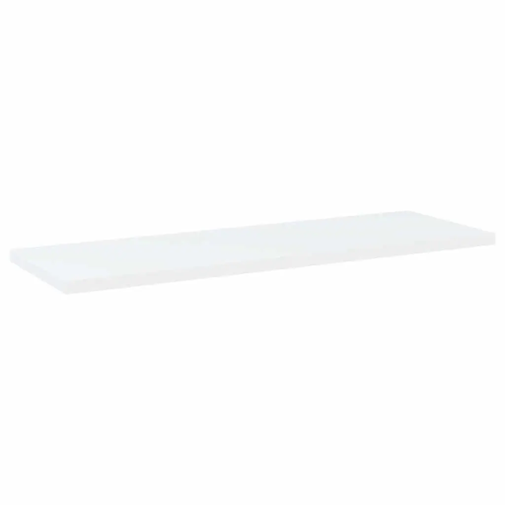 Bookshelf Boards 4 pcs White 60x20x1.5 cm Engineered Wood Storage Shelves