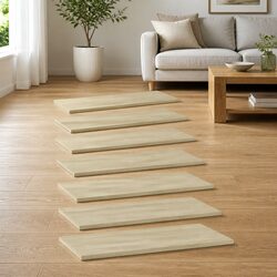 8 Sonoma Oak Bookshelf Boards - Dimensions 60 x 30 x 1.5 cm