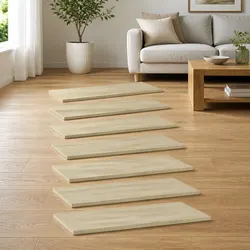 8 Sonoma Oak Bookshelf Boards - Dimensions 60 x 30 x 1.5 cm