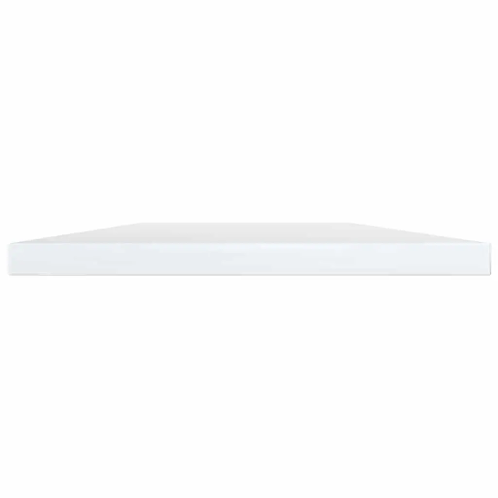 Floating Shelf Boards Set 4 Piece White Wall Mount Storage Display Shelving Panel Home Use 60 x 30 x 1.5 cm