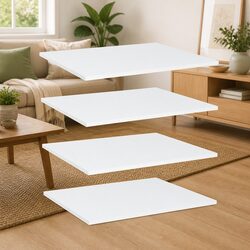 White Floating Shelf Boards Set of 4: Specs and Features