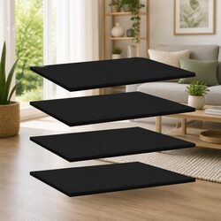 Specifications for Black Floating Bookshelf Boards - 4 Pack
