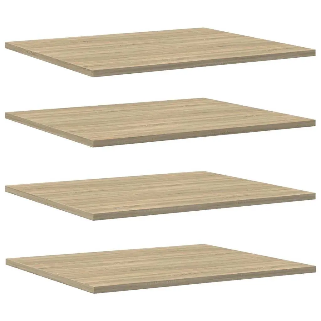 Bookshelf Boards 8 Pieces Sonoma Oak 60x50x1.5 cm Floating Shelves Storage