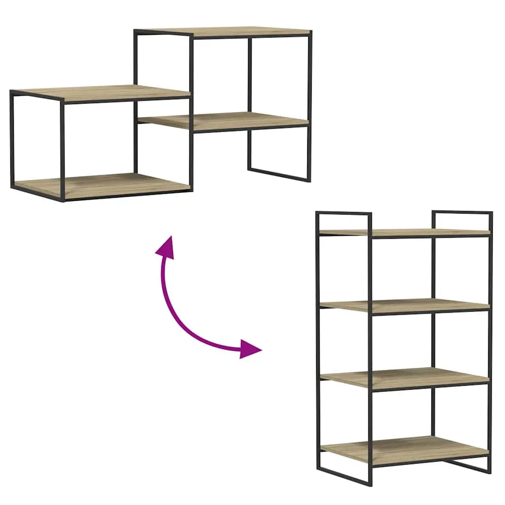 Bookshelf Boards 8 Pieces Sonoma Oak 60x50x1.5 cm Floating Shelves Storage