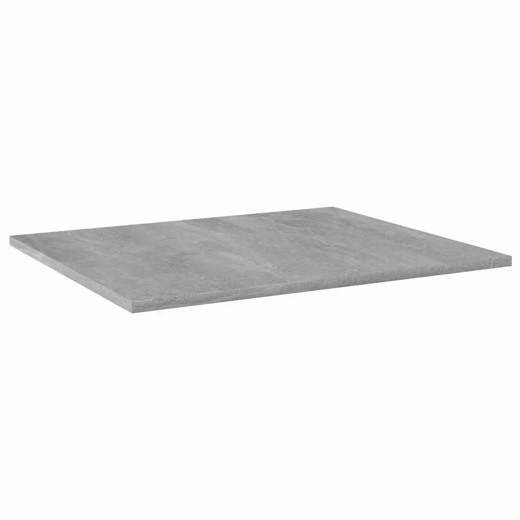 Bookshelf Boards 4 pcs Grey Floating Wall Shelves Storage Display Unit