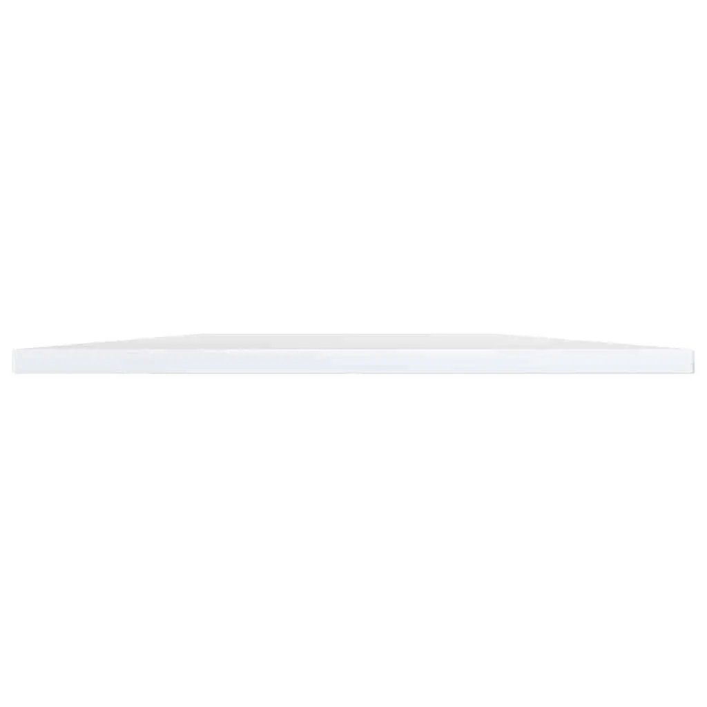 Floating Shelf Boards Set 4 Piece Wall Mounted Storage Display Shelving for Home Office Living Room Bedroom White 60 x 50 x 1.5 cm