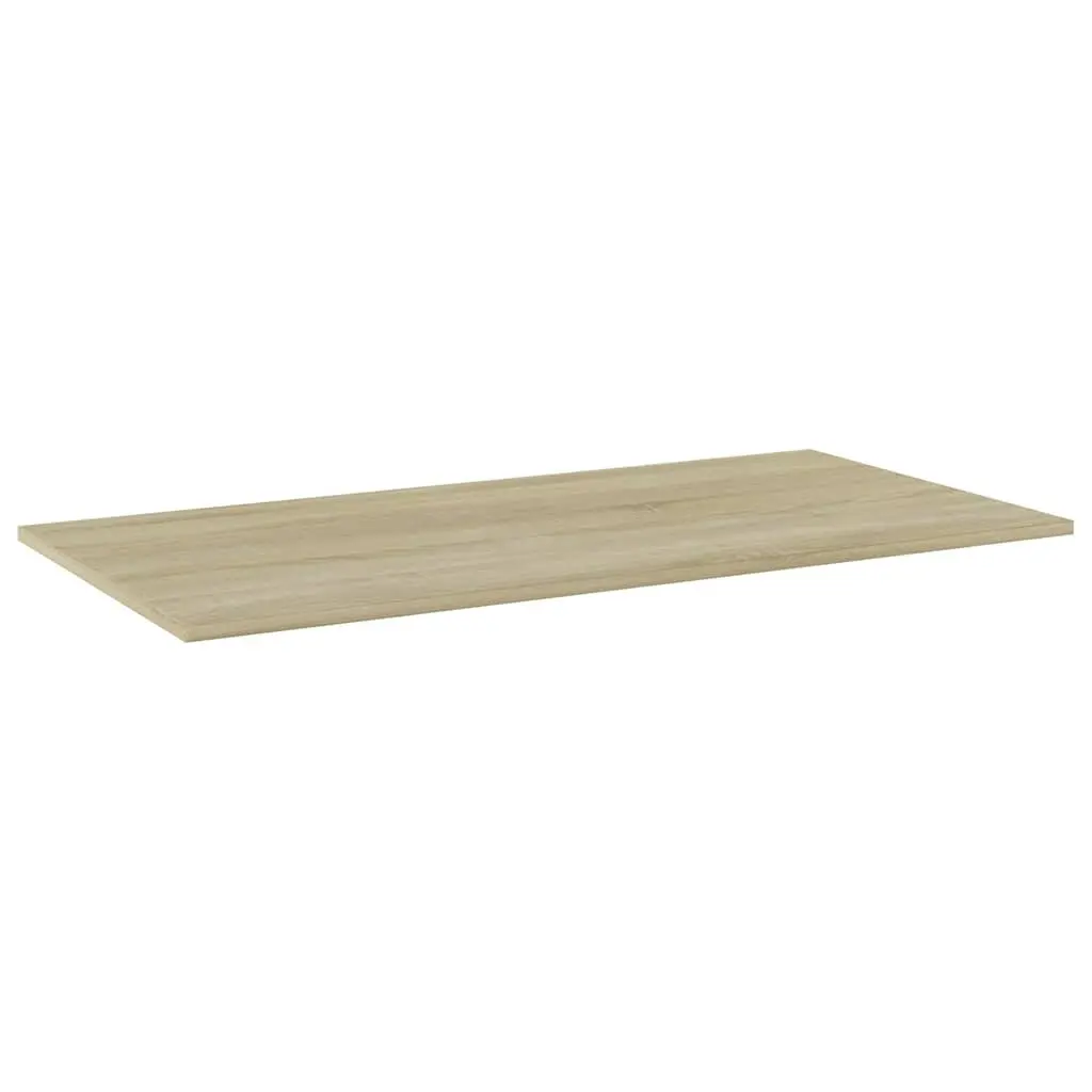 Floating Bookshelf Boards 4 pcs Brown Engineered Wood Wall Shelves Storage