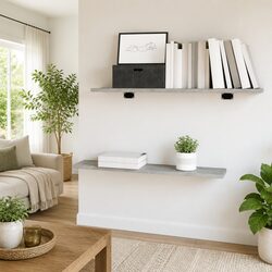 Engineered Wood Bookshelf Boards 80 x 20 x 1.5 cm