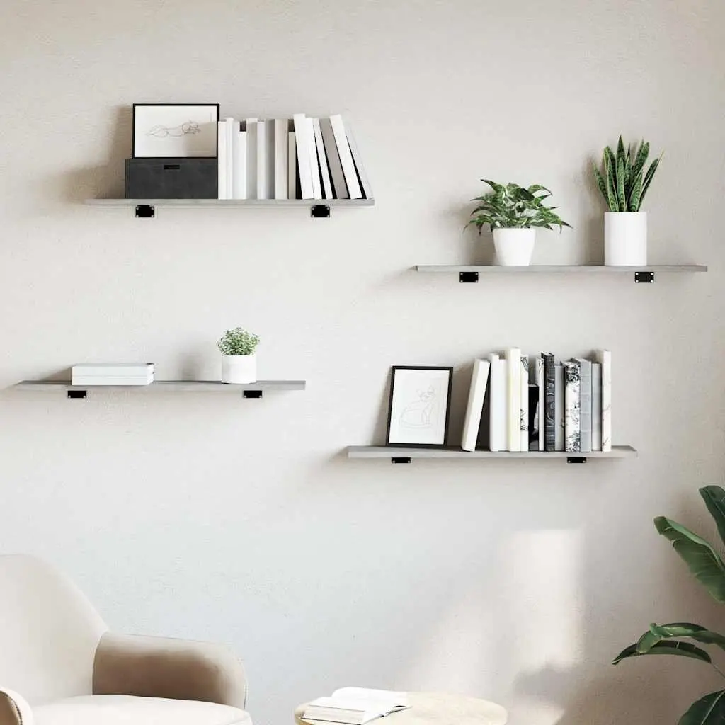 Engineered Wood Bookshelf Boards 80 x 20 x 1.5 cm