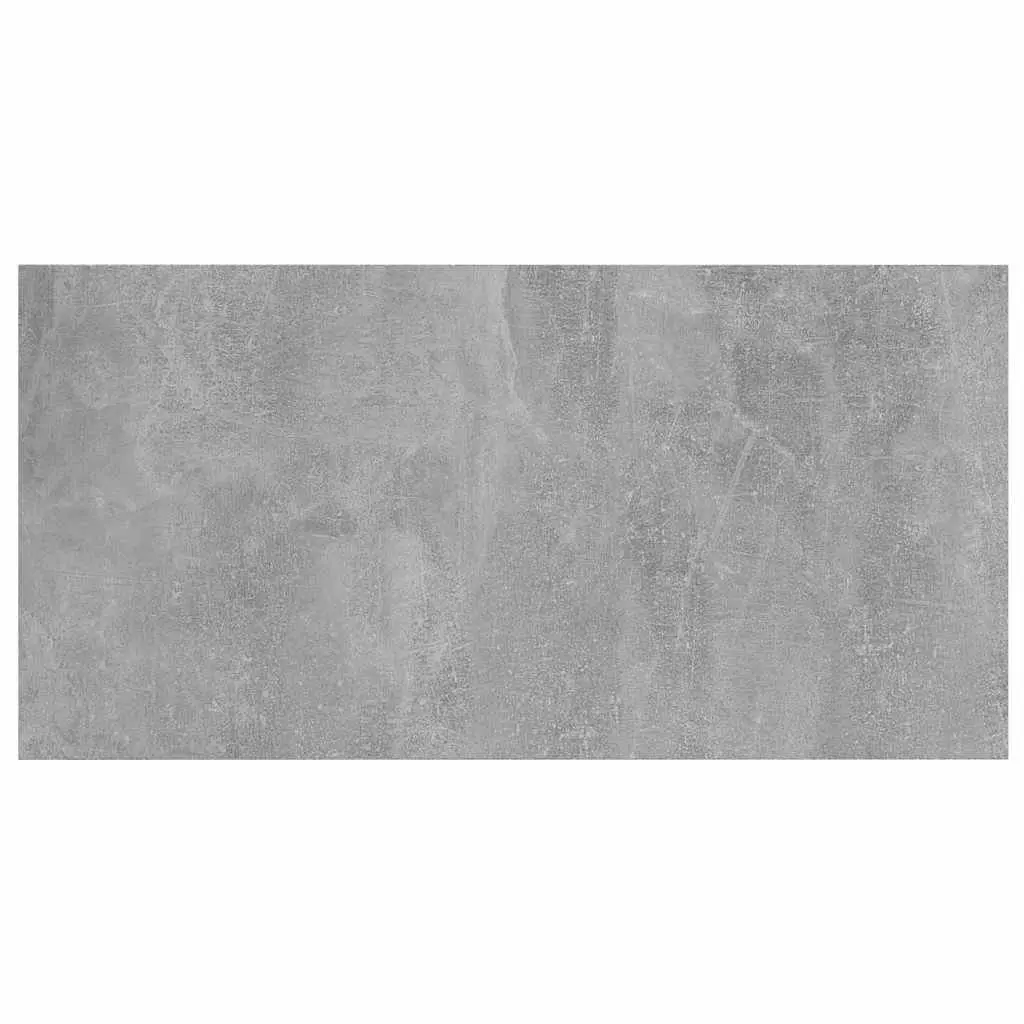 Floating Bookshelf Boards Grey 4 Piece Set Wall Storage Shelves Display